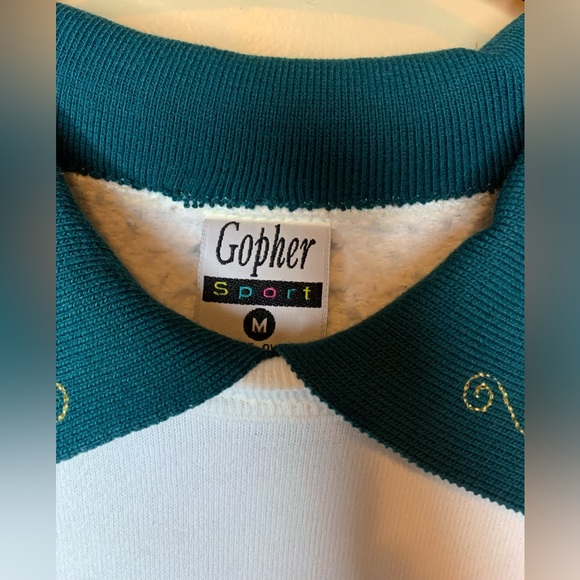 Vintage Gopher Sport Floral Sweatershirt - Picture 2 of 9